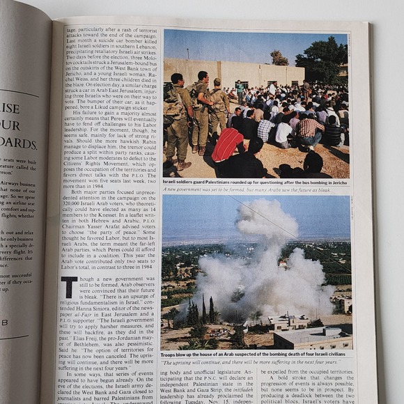 Time Magazine Israel 1988 April 4 November 14 Israeli Shamir News Politics Gulf - Picture 6 of 7